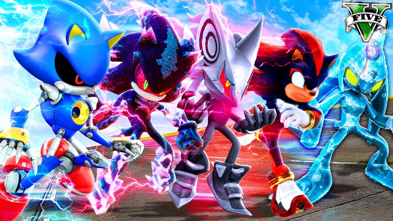 Qué ENEMIGO DE SONIC es el MÁS RÁPIDO en GTA 5 ?? (Sonic movie mod)