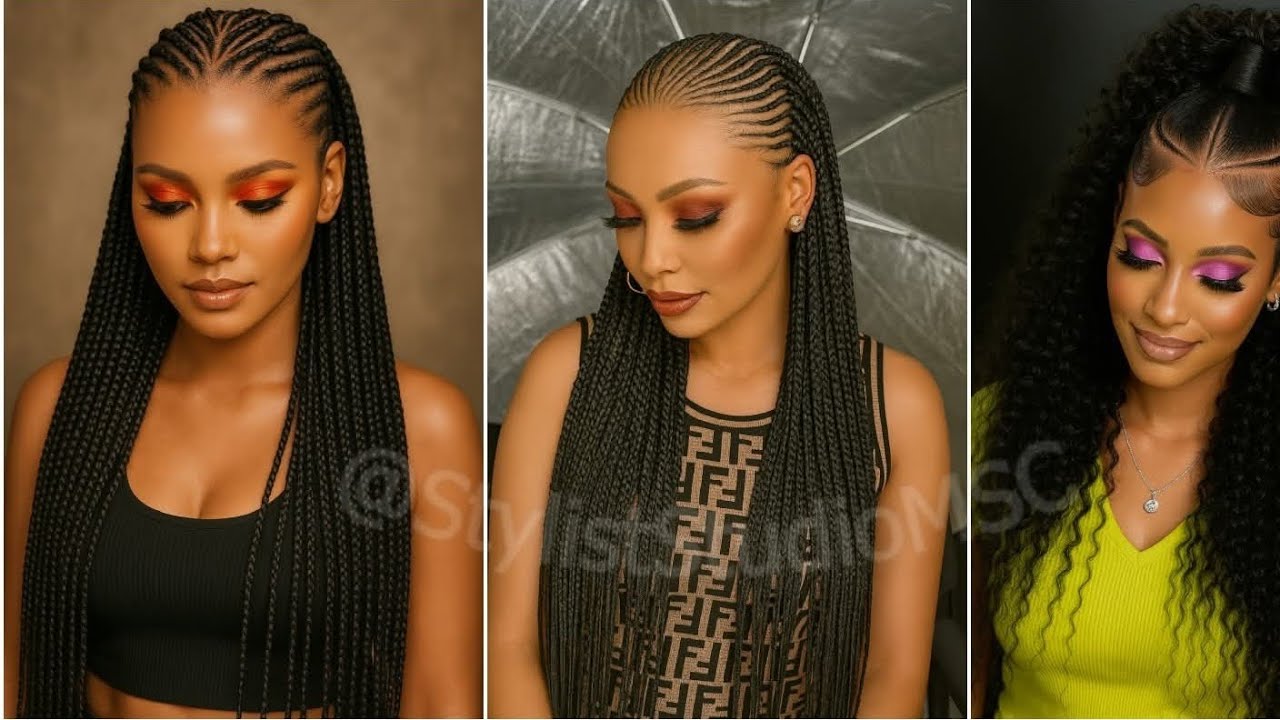 Trending Protective Hairstyles For Women. #hairstyles #africanbraids 