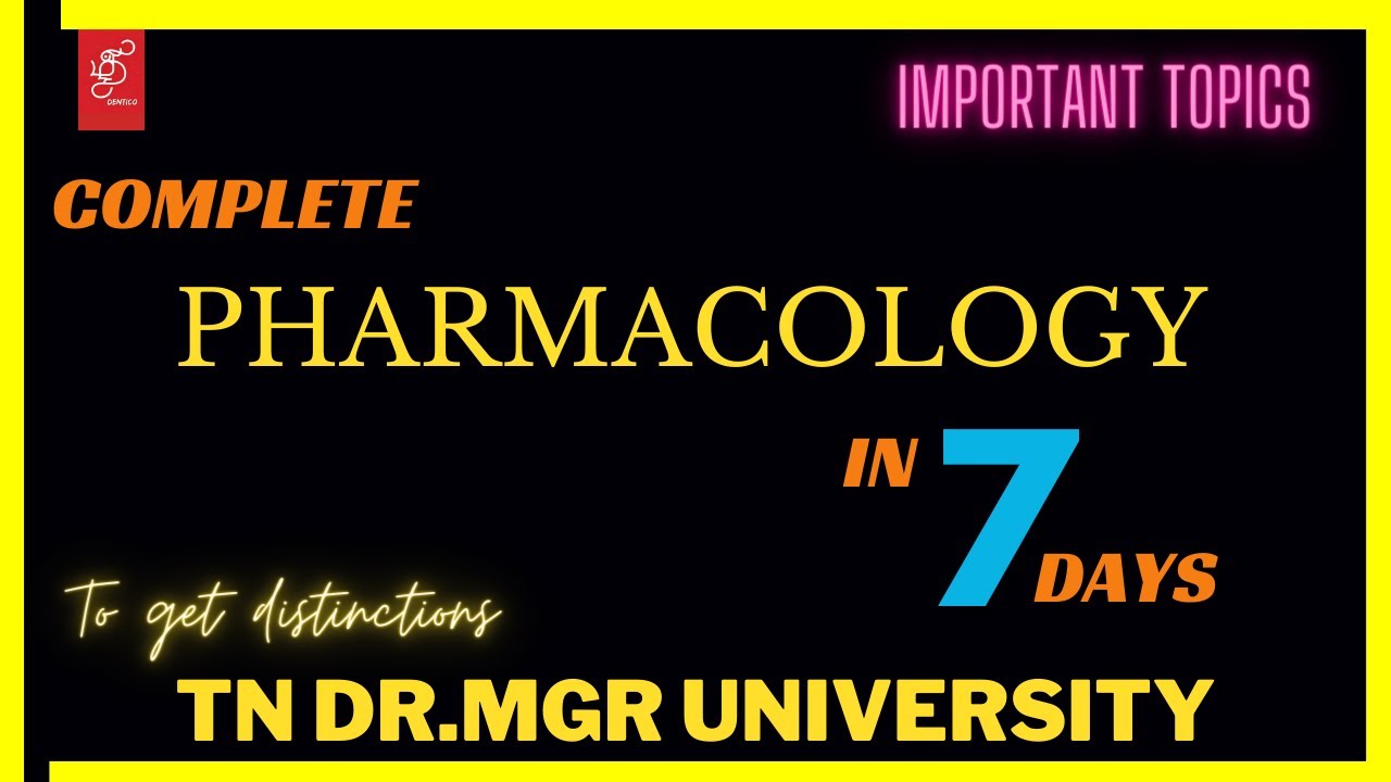 PHARMACOLOGY IMPORTANT QUESTIONS  | Tamildentico PHARMACOLOGY #bds #SECONDYEARBDS #pharmacology