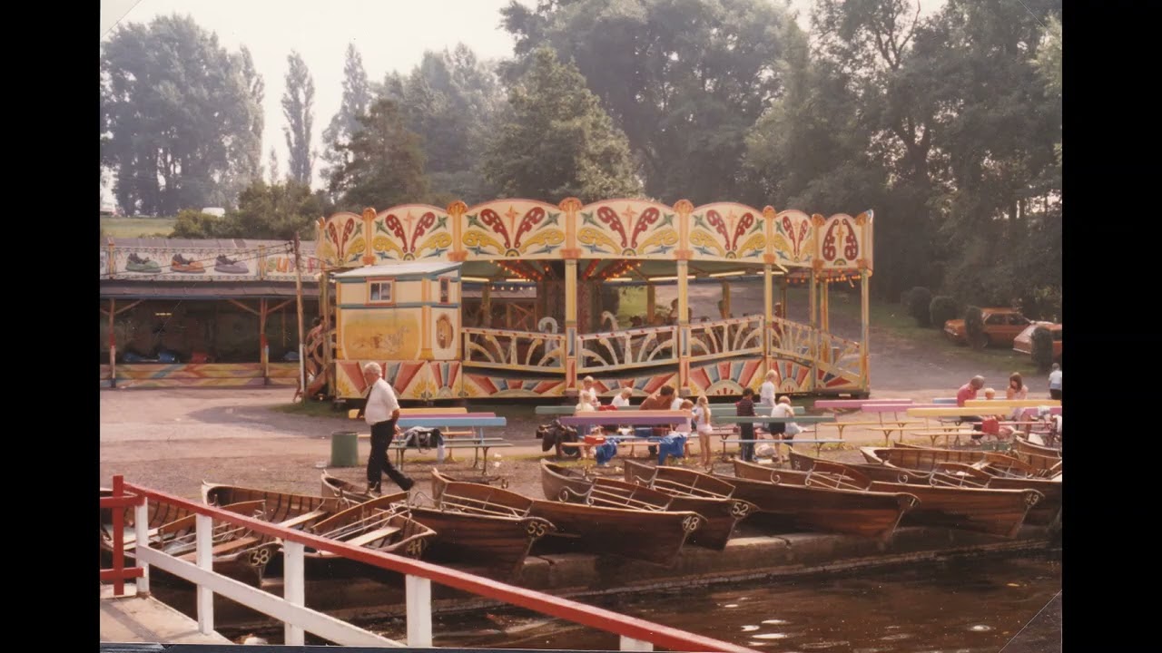 Pickmere Lake, near Knutsford, Cheshire in the 1980s and 1990s