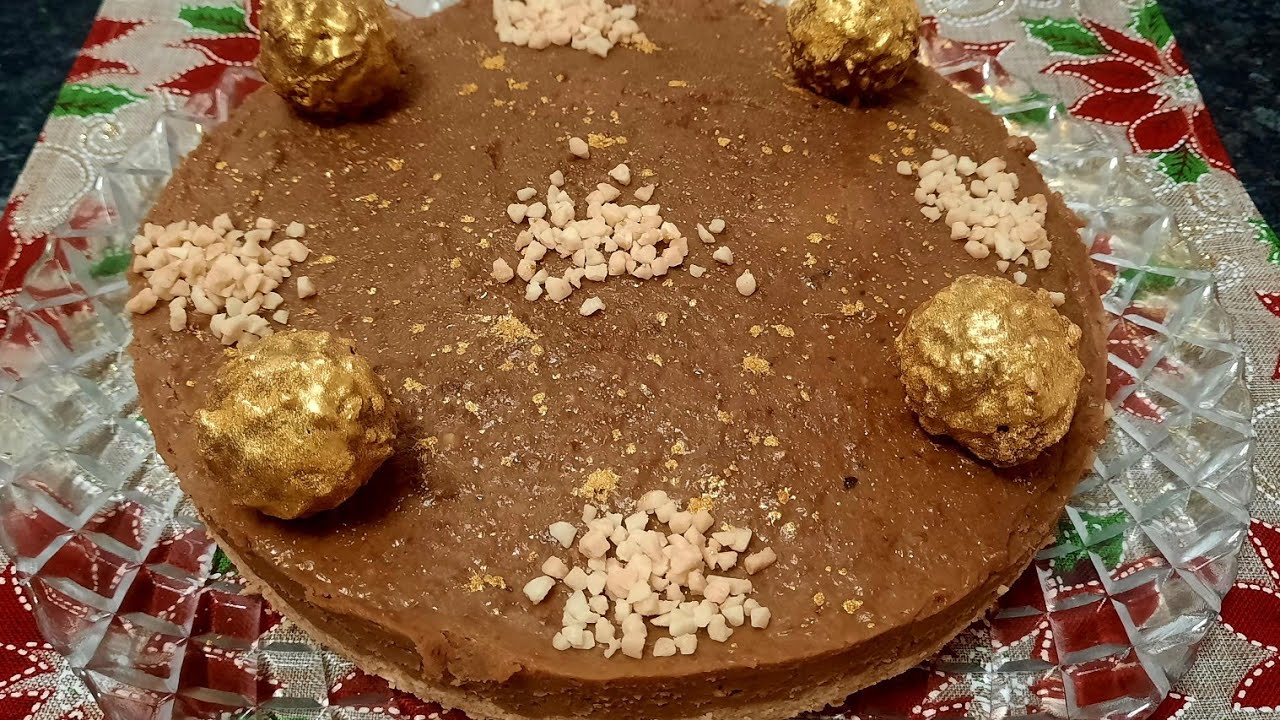 Tarta de Ferrero rocher especial Nochevieja 🎉🎊