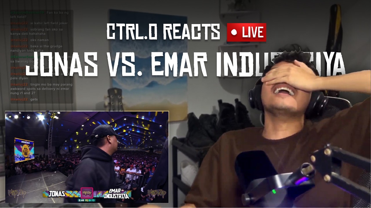 CTRL.O Reacts | LIVE Reaction Video | Jonas vs. Emar Industriya