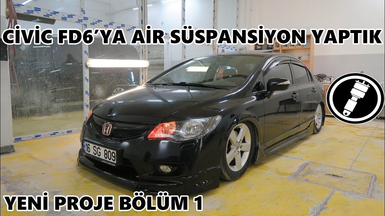 CİVİC FD6'YA AİR TAKTIK  | VAREX EGZOZLADIK | YENİ ARABAM