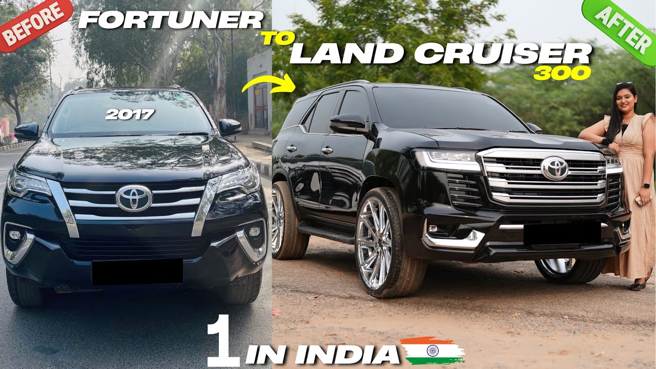Toyota Fortuner Converted To LC300 - इतने सस्ते में LAND CRUISER 😮