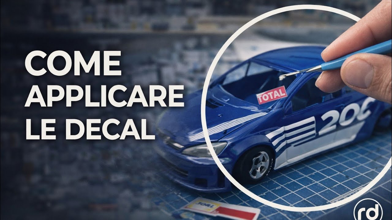 come applicare le decalcomanie