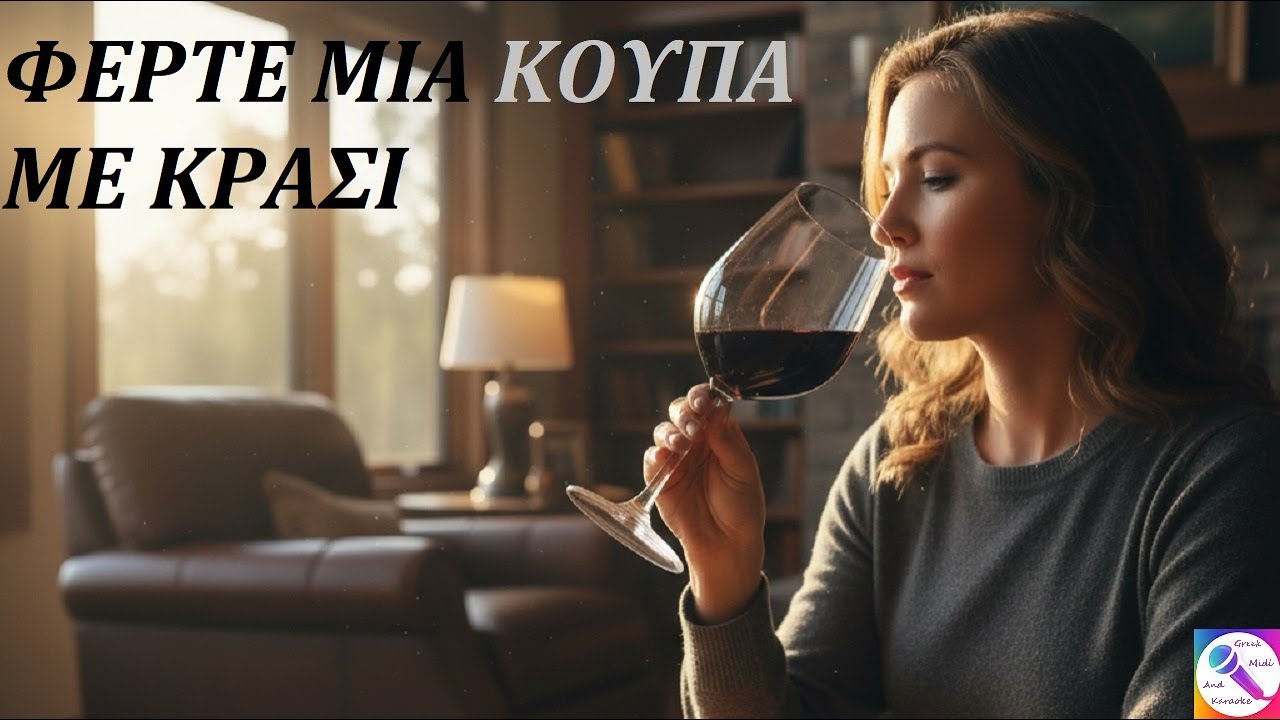 ΦΕΡΤΕ ΜΙΑ ΚΟΥΠΑ ΜΕ ΚΡΑΣΙ - Μελίνα Ασλανίδου (ΝΤΟ) Καραόκε  σε  γυναικείο  τόνο