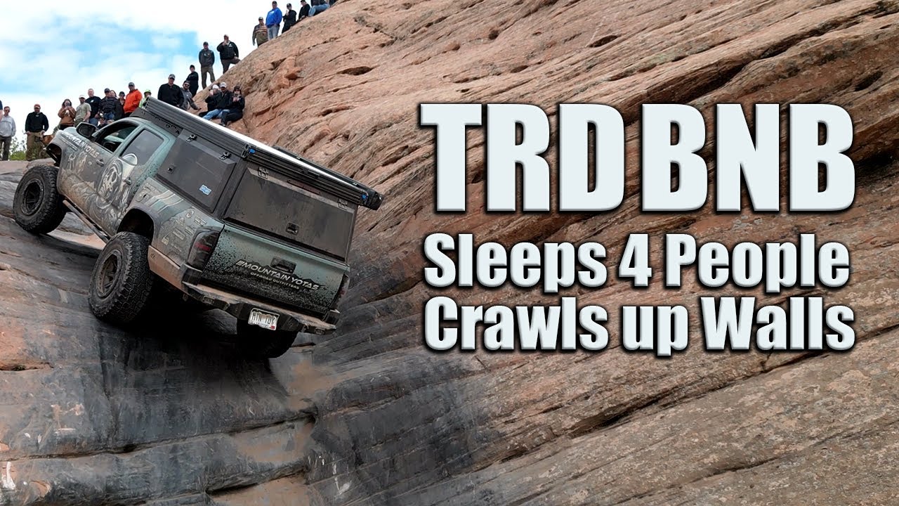 Four people sleeping in a short bed Tacoma? NO PROBLEM!