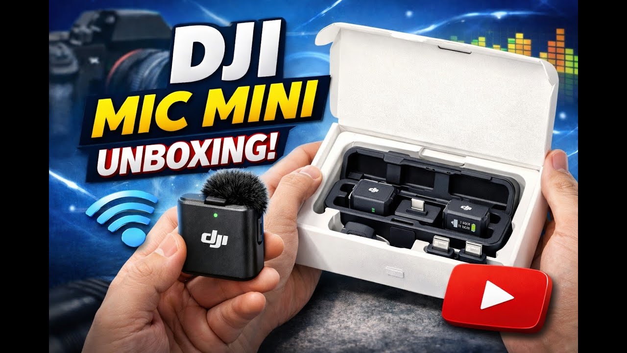 DJI MIC MINI  VIDEO UNBOXING 