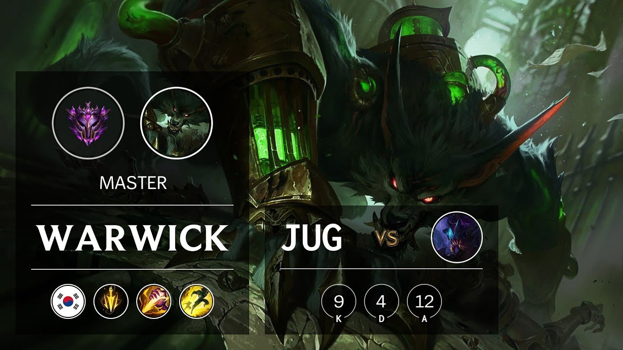 Warwick Jungle vs Rek'Sai - KR Master Patch 9.19
