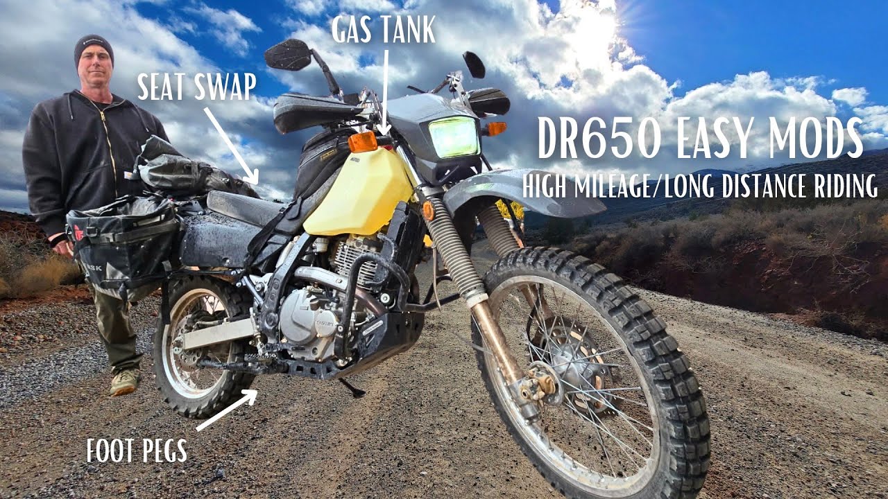 Easy Mods For High Mileage/Long Distance Riding - Suzuki DR650
