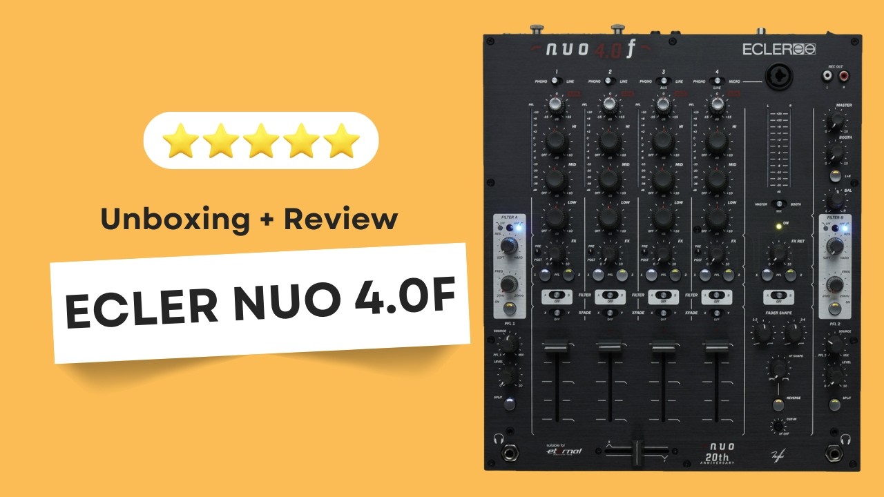 🎛️ ECLER NUO 4.0F - Potencia Analógica, Filtros Brutales y Sonido Impecable 🔥 Unboxing + Review