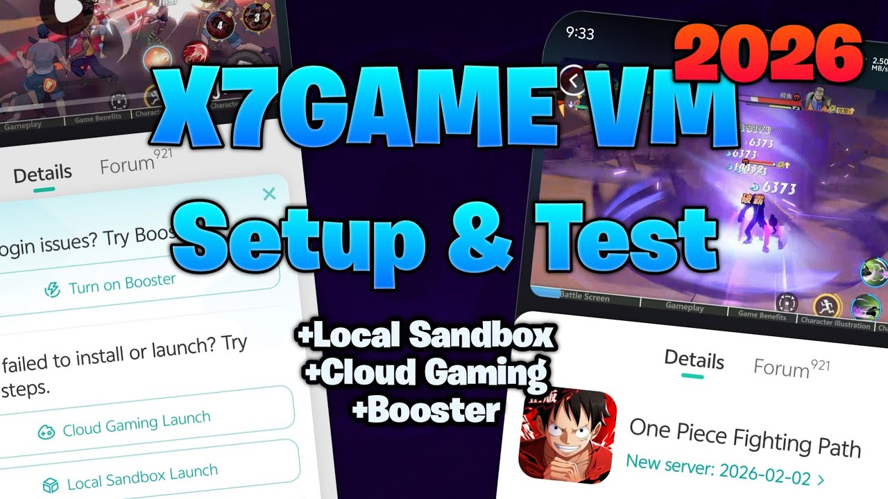 X7Game VM | One Piece Fighting Path Test