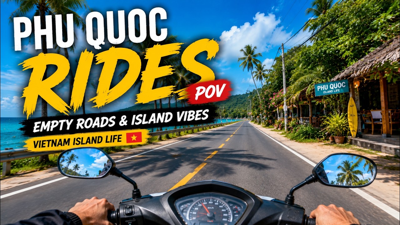 Phu Quoc Rides POV | Empty Roads & Island Vibes | Vietnam Island Life