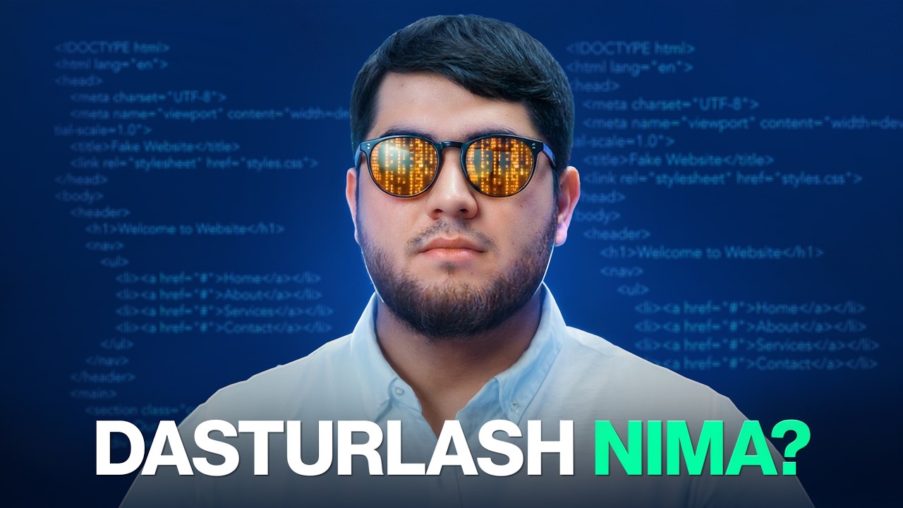 Dasturlash o'zi nima?