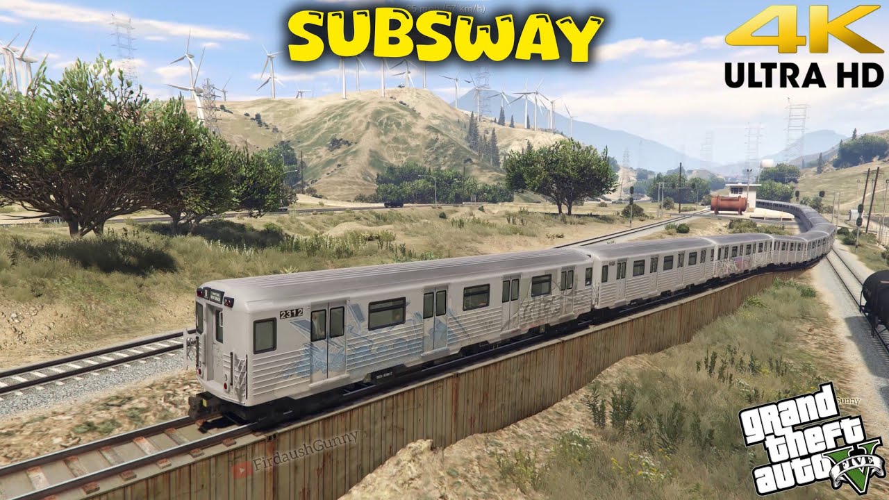 Long Subway reaches Davis Quartz from Liberty City - GTA V