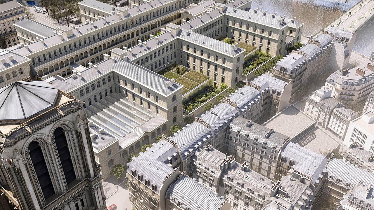PARIS-4 // Restructuration et extension de l'Hôpital Hôtel-Dieu