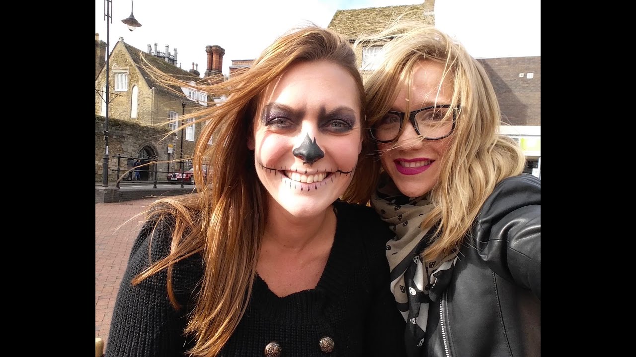 Halloween Skull Makeup Vlog | Primp Powder Pout