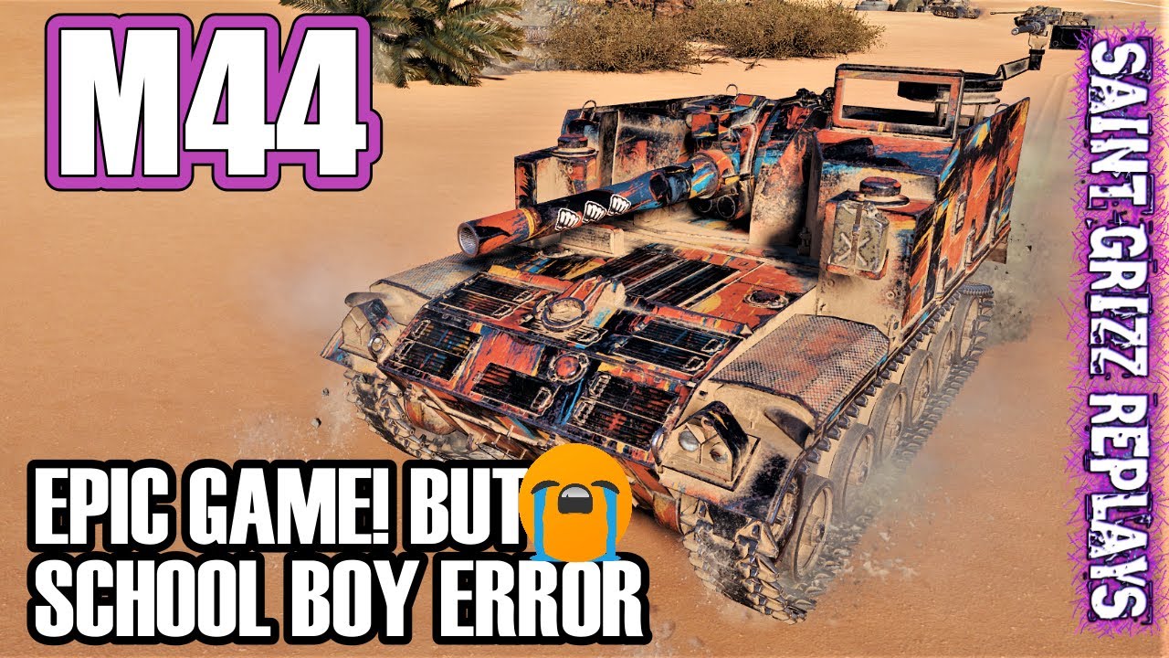 Геймплей WoT M44 &diams; 7 Фрагменты 3.5k Dmg &diams; SPG Arty Review