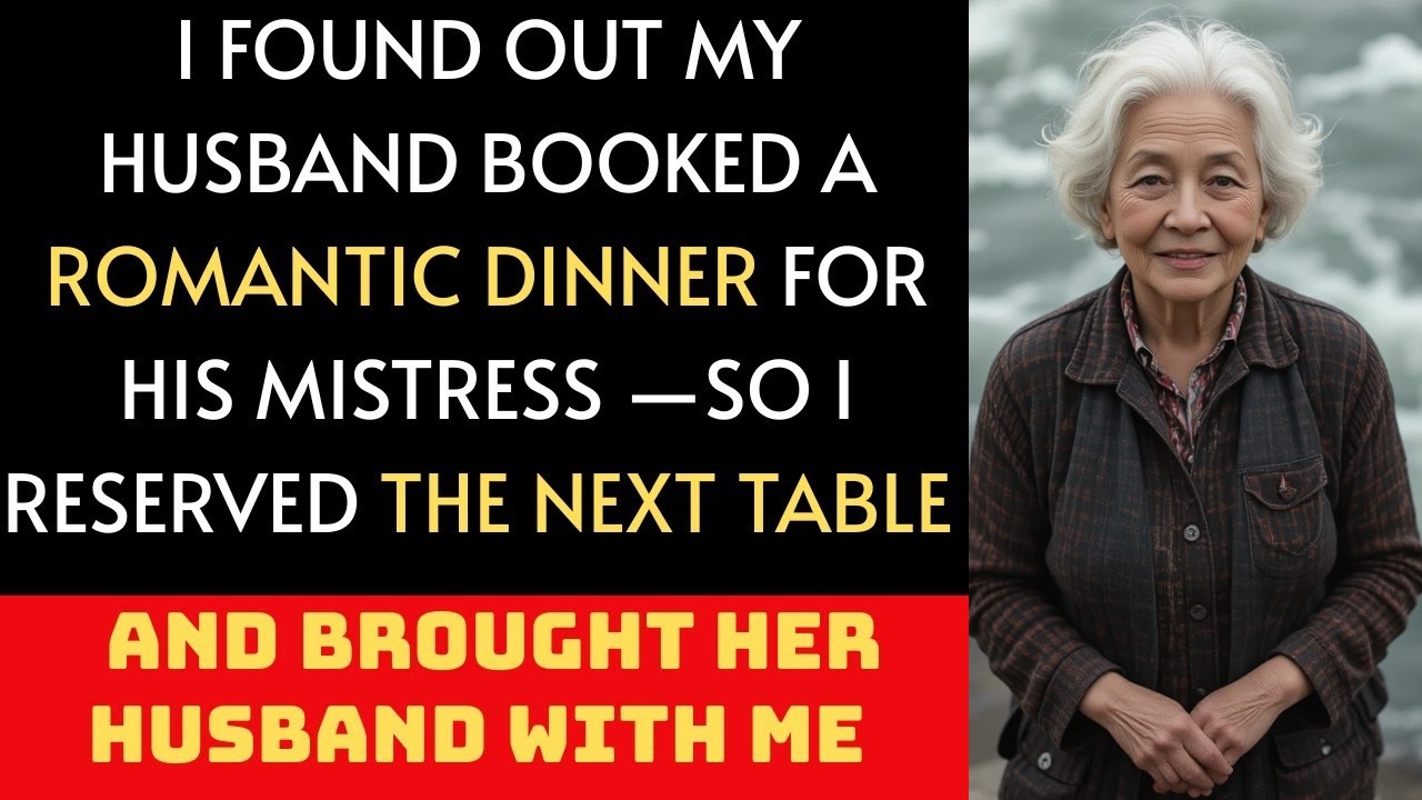 I reserved the table beside my husband’s affair dinner—and brought her husband with me.