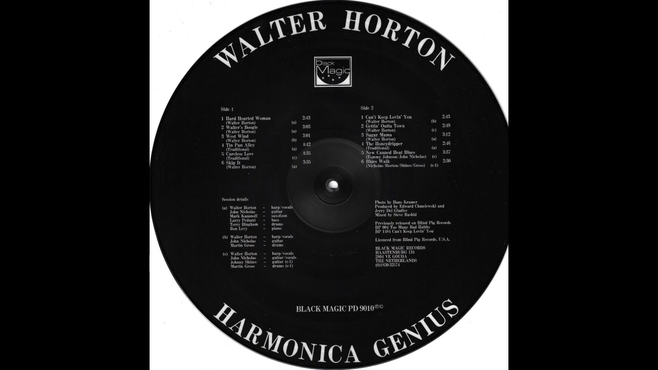 Big Walter Horton - Harmonica Genius - Blues Music[full album]