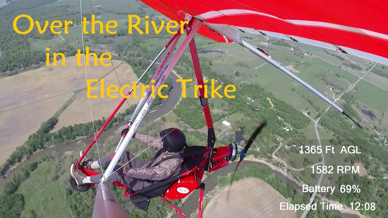 Flying Over the River in the Electric Trike