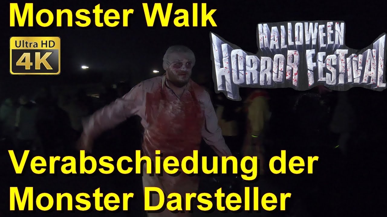 Movie Park - Monster Walk & Verabschiedung der Darsteller 04.11.2018 - Halloween Horror Festival