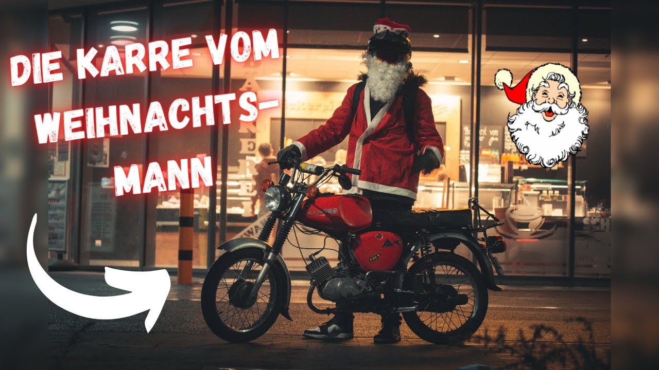 🎅🏽🎄 Ich FAHR die SIMSON vom WEIHNACHTSMANN 💞  | SIMSON S50 | Motovlog #31