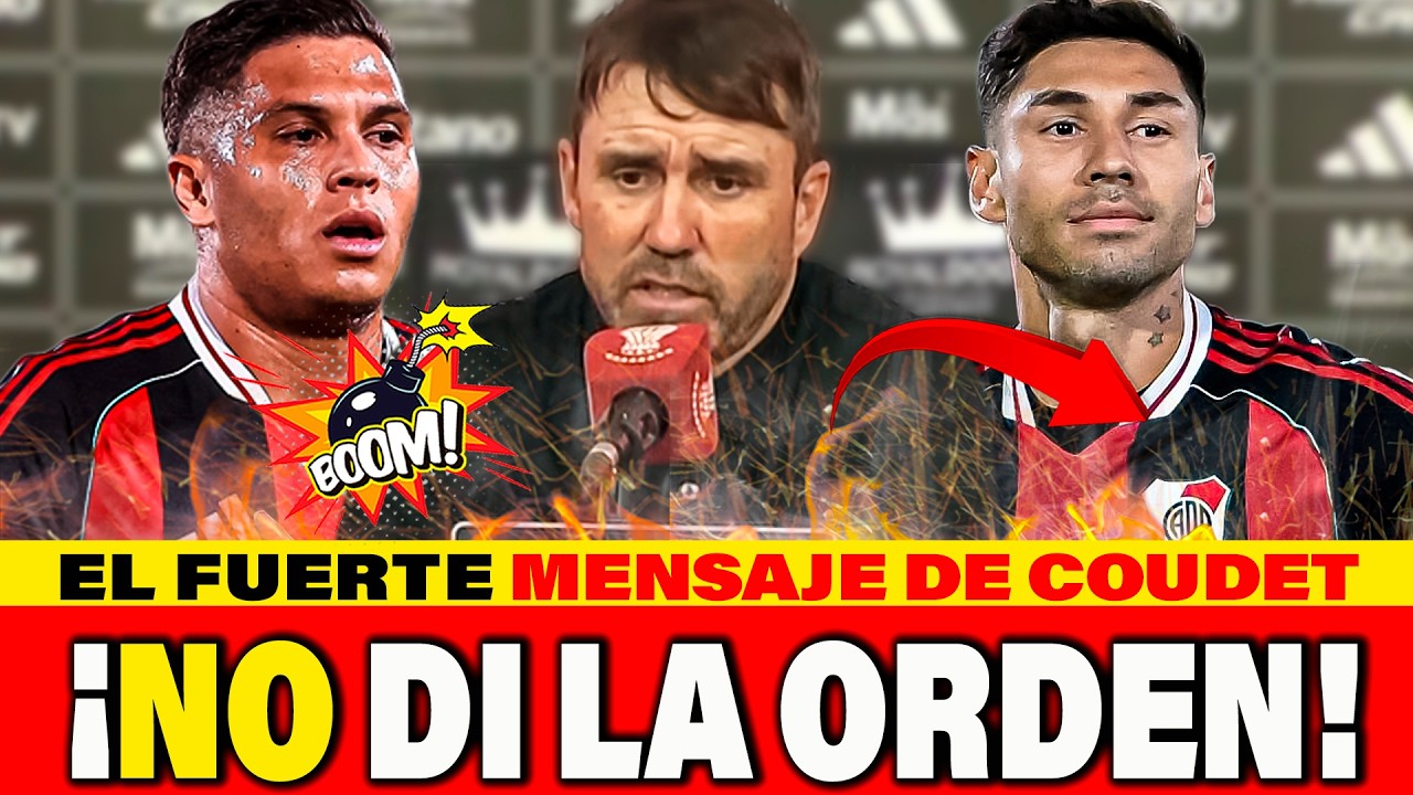 🚨la conferencia de prensa de COUDET TRAS EL TRIUNFO DE RIVER POR 2 A 1 A HURACAN