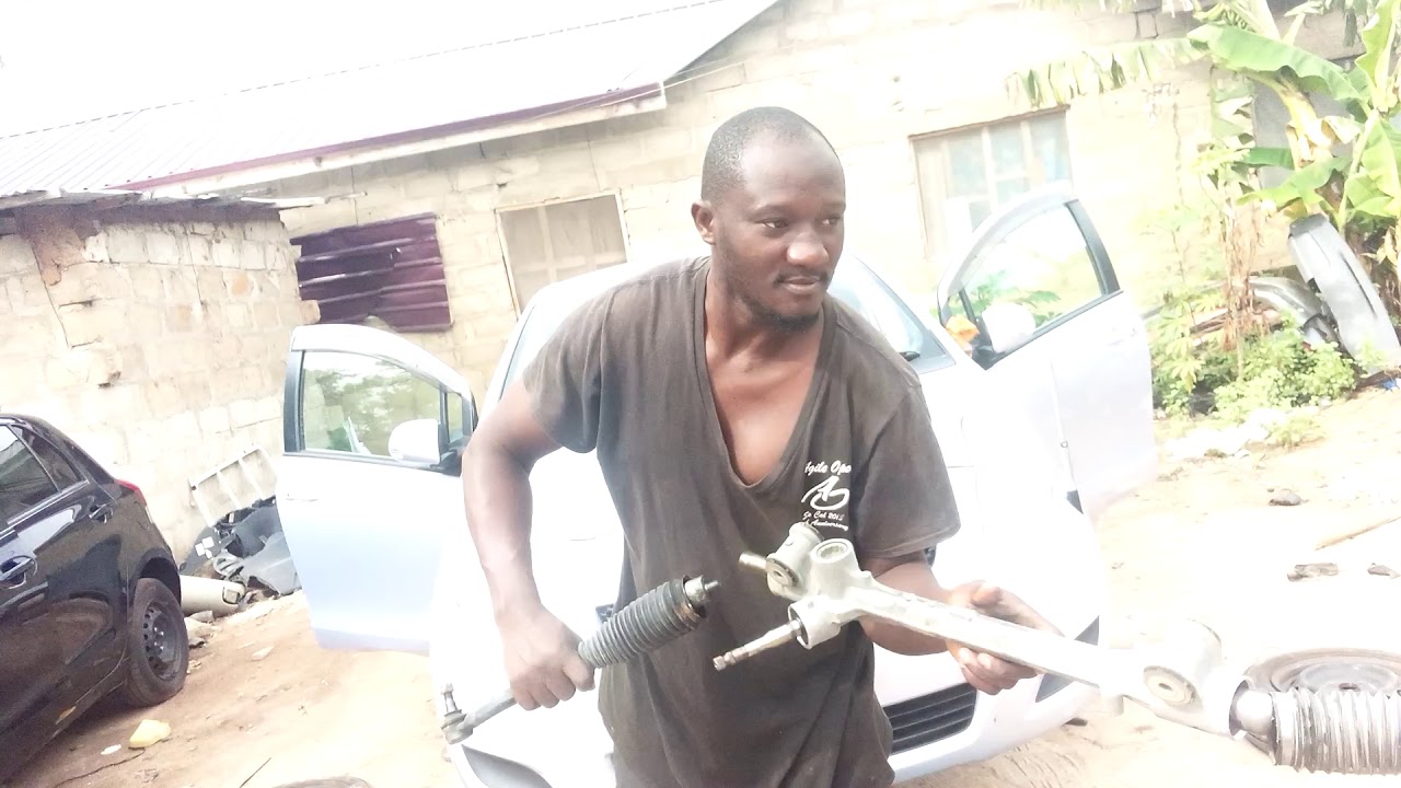 Changing the ends of Yaris/Vitz rack for left hand drive