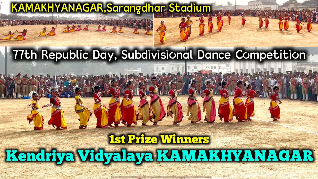 Dance Competition at Sarangdhar Stadium, Kamakhyanagar