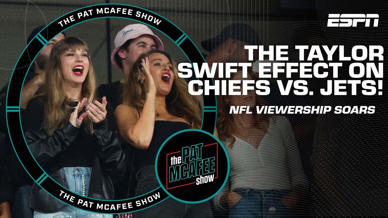 The Taylor Swift effect had NFL viewership soaring on Sunday Night Football 📈 | The Pat McAfee Show