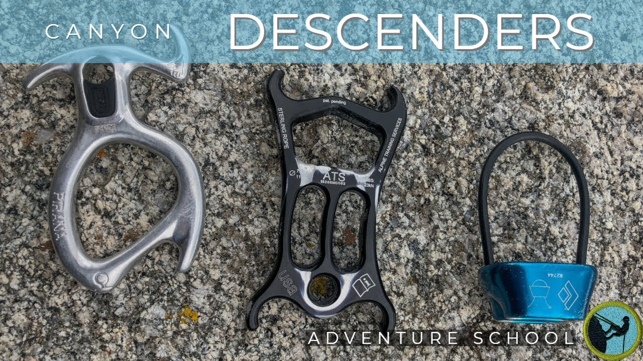 Canyoneering Descenders - ATS, Piranha, ATC