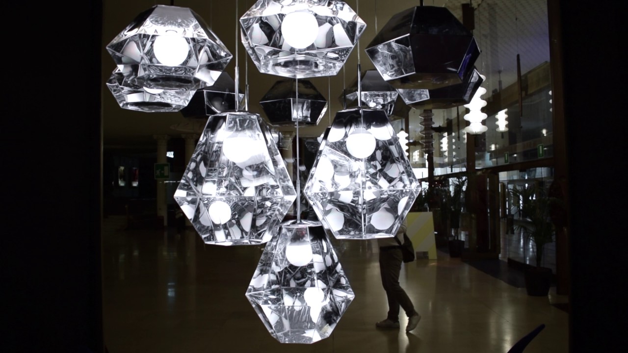 Tom Dixon Multiplex: Cut Pendant Lighting Chrome