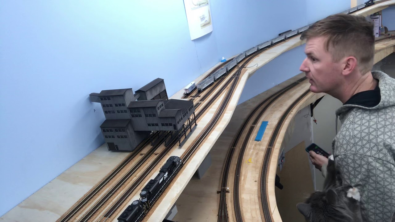 N scale coal mine shakedown