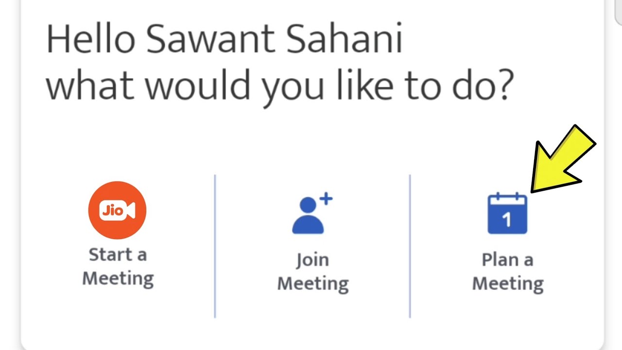 how to set plan for a meeting jio meet app | jio meet Mein meeting schedule Kaise set Karen