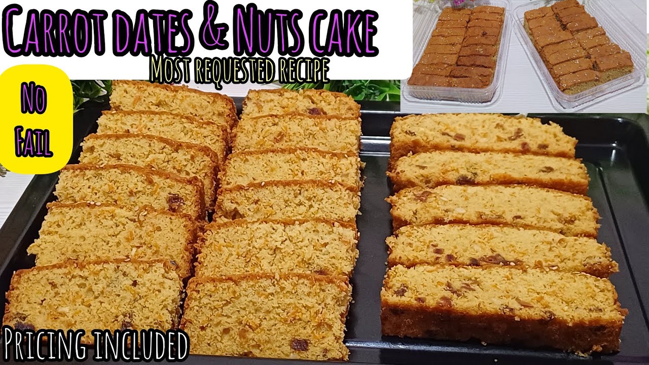 🥕 carrot dates & Nuts cake in tamil/ how to make #carrotcake #bakingclasstamil #free #கேரட்கேக்