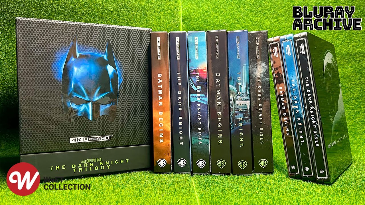 The Dark Knight Trilogy Box 4K UHD Steelbook LE Weetcollection