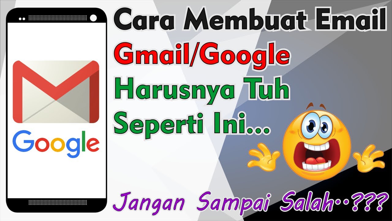 Cara Membuat Akun Email Gmail Di HP