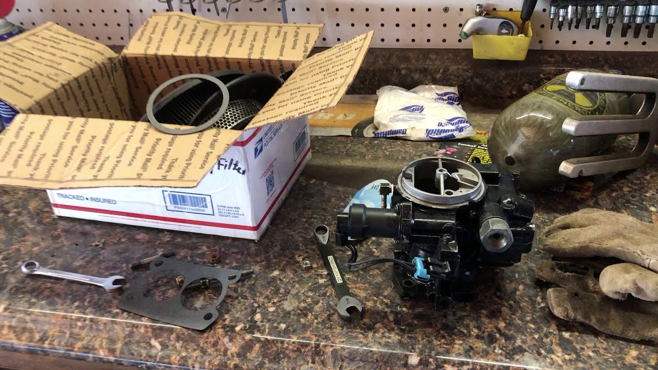Mercruiser 3.0 TKS Carb. How to replace TKS carb with conventional choked carb. 2007 Bayliner 175