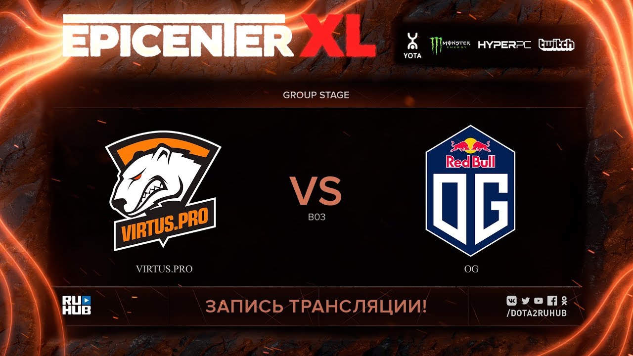 Virtus.pro vs OG, EPICENTER XL, game 2 [v1lat, godhunt]