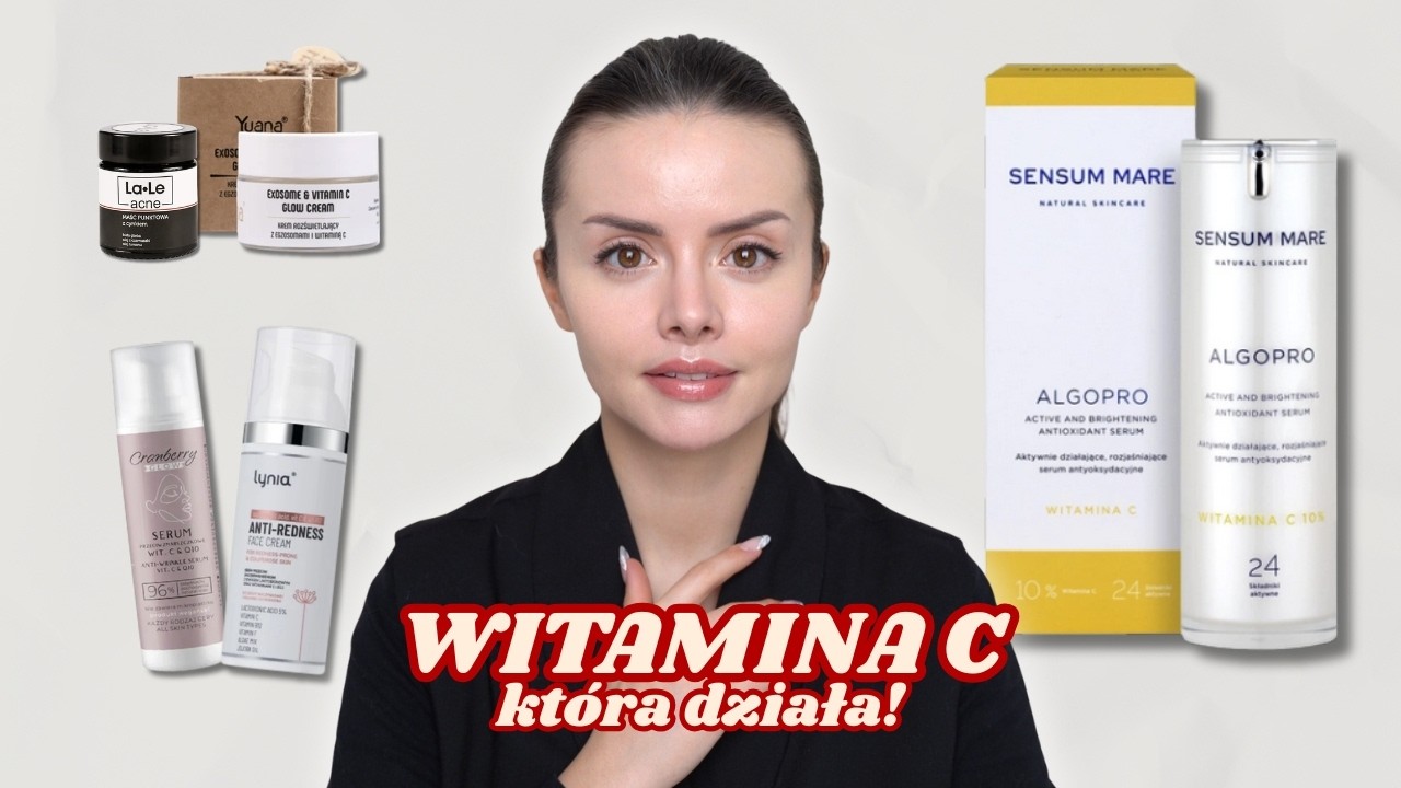 🍊 Najlepsze serum i kremy z witaminą C! STABILNE formy, kt&oacute;re DZIAŁAJĄ ✨💛