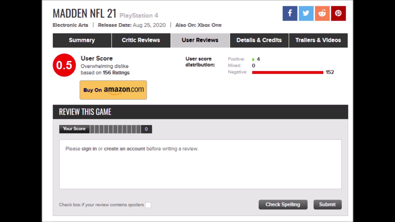 Whats Worse Than Madden 21?  EA's Customer Service!