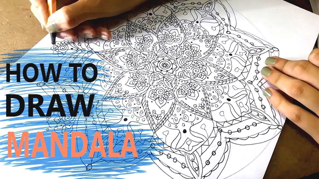 MANDALA | تعليم رسم الماندالا #4