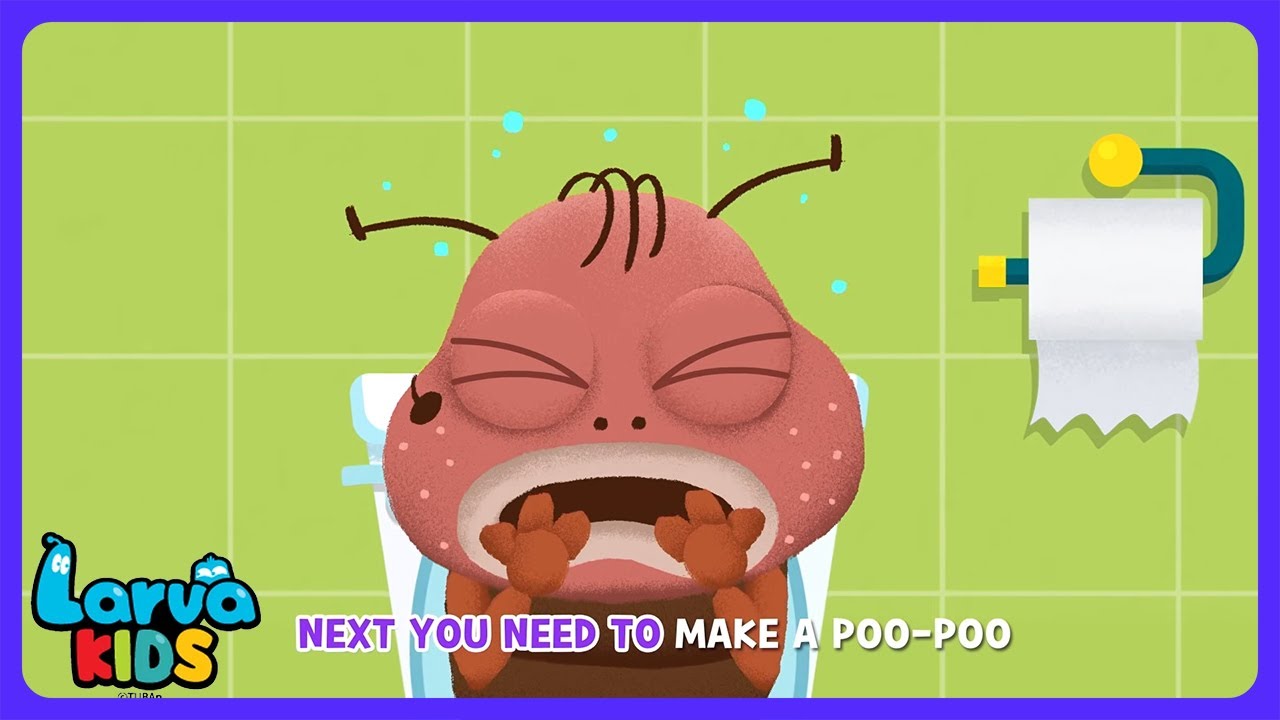 Larva - Lær Engelsk: PooPoo Sang | Børnefilm | WildBrain Læringslaboratoriet