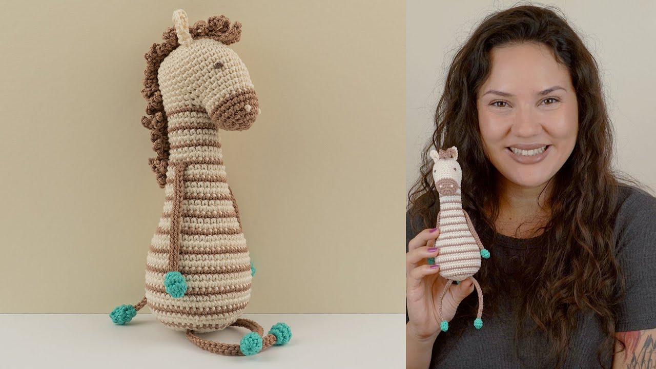 COMO FAZER ZEBRA DE AMIGURUMI - PARTE 3/3 | ATELIÊ JÉSSICA BRANDÃO | #162