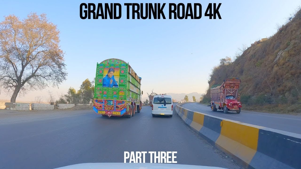 Grand Trunk Road | GT Road | Mardan to Wah | National Highway | Driving in Pakistan | 4K Drive