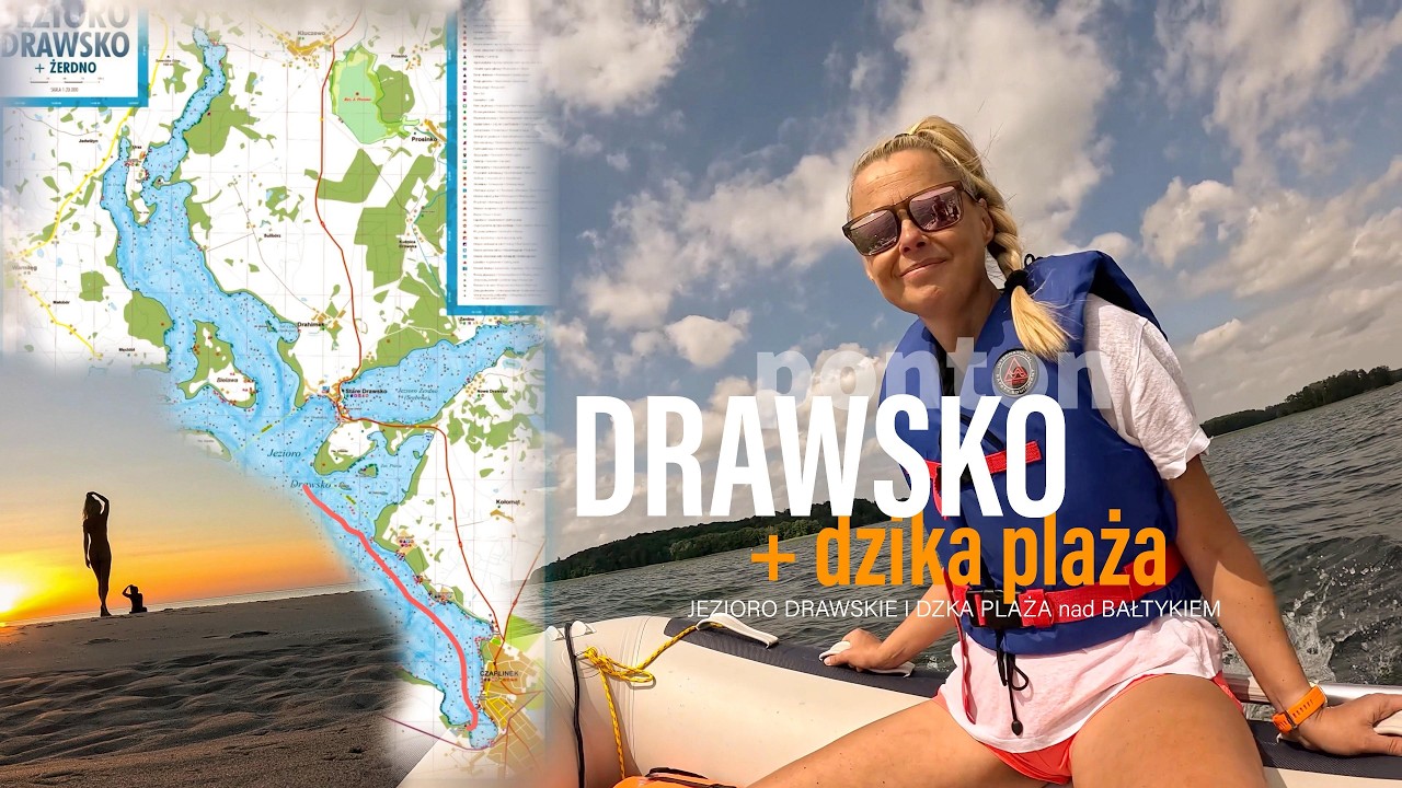 Ponton, Drawsko i dzika plaża - bez filtra