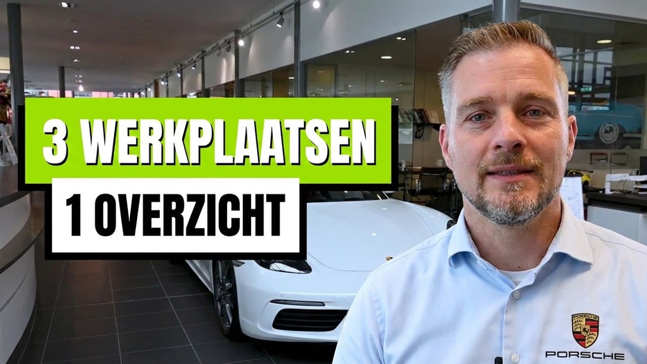 Werkplaatsverhaal: Efficiënter plannen en meer rust in de werkplaats bij Porsche Centrum Gelderland