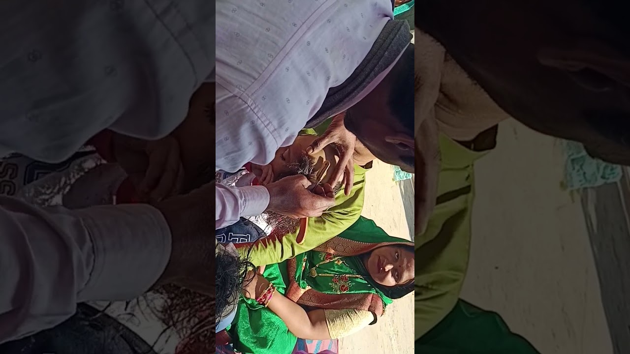 आदी की मुंडन संस्कार।