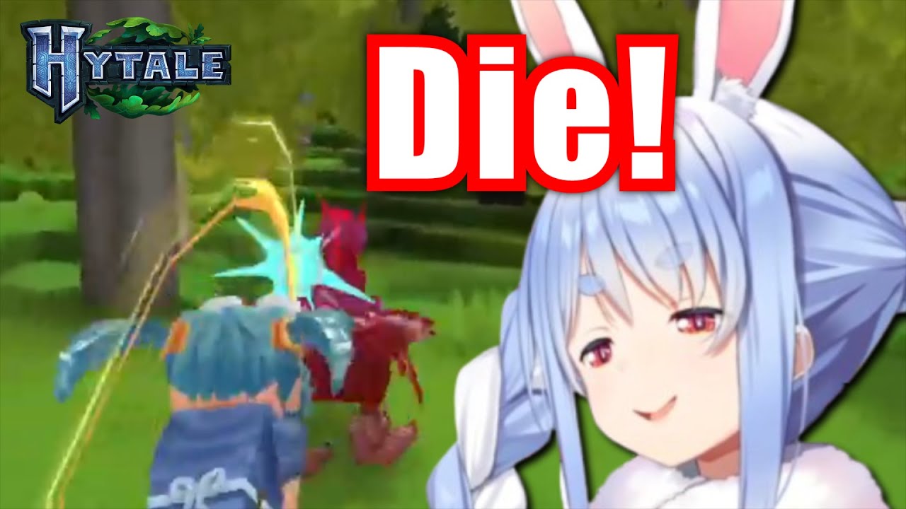 Pekora's Out For Blood When Playing Hytale For The First Time【Hololive】